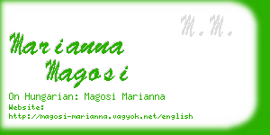 marianna magosi business card